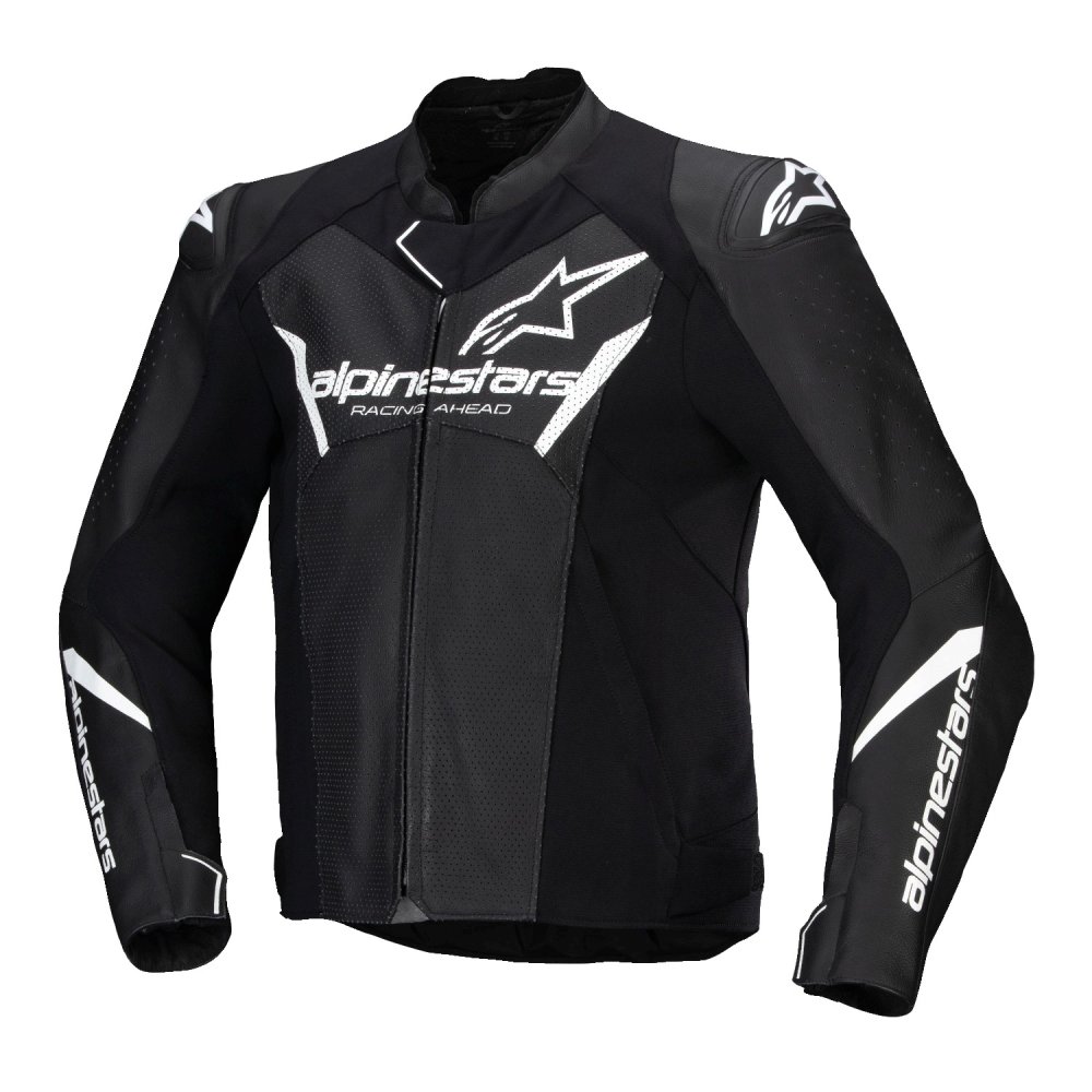 bunda FASTER 3 AIRFLOW, ALPINESTARS (černá/bílá) 2025