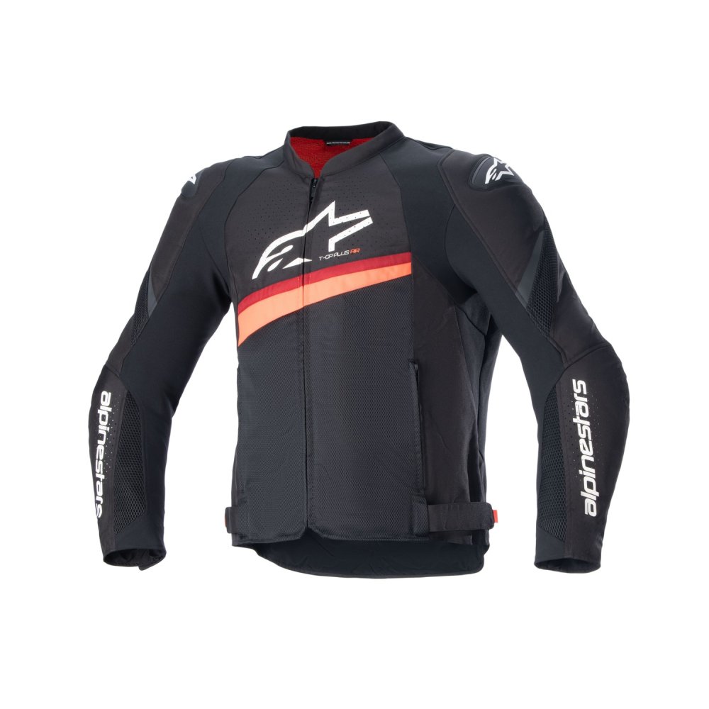 bunda T-GP PLUS R 4 AIRFLOW, ALPINESTARS (černá/červená fluo) 2025