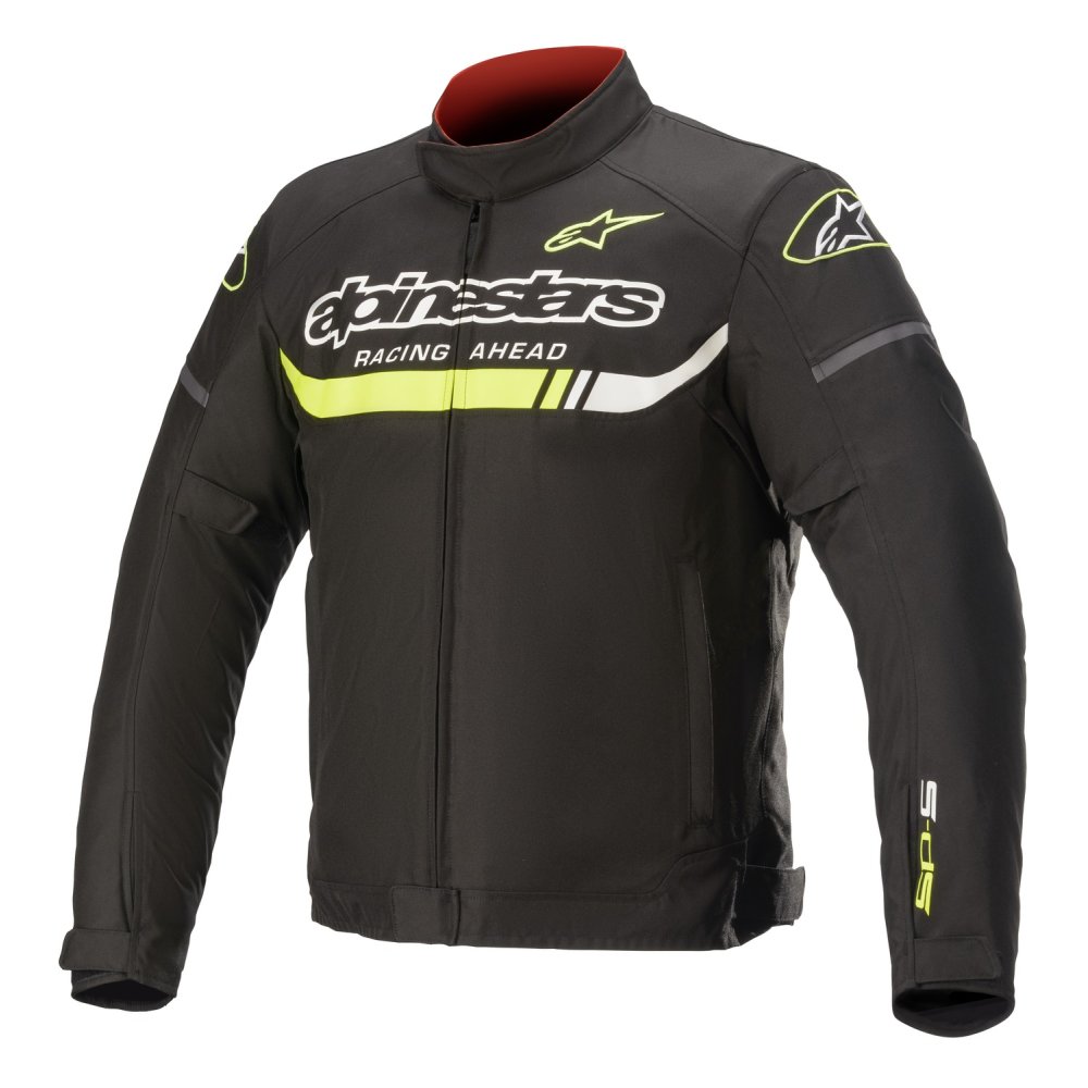 bunda T-SP S IGNITION WATERPROOF, ALPINESTARS (černá/žlutá fluo) 2025