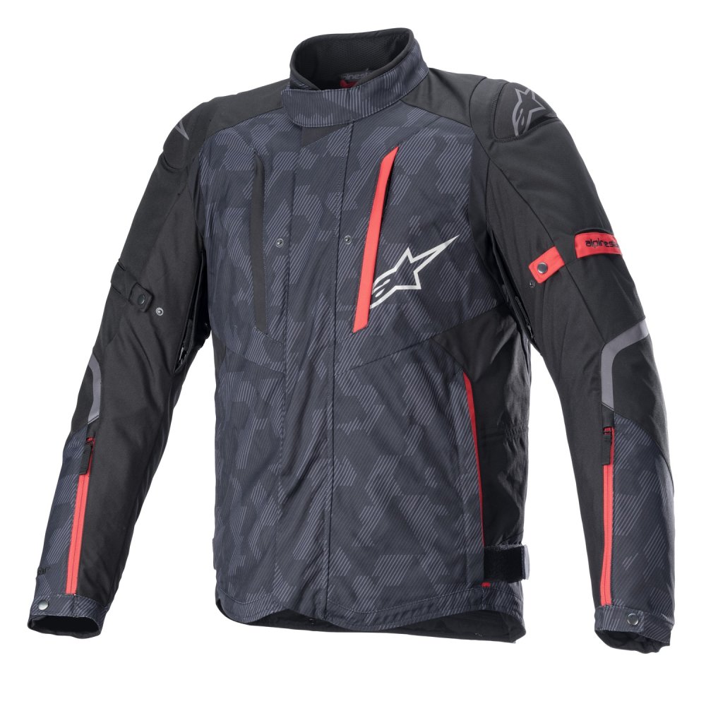 bunda RX-5 DRYSTAR, ALPINESTARS (černá/maskáčová/červená)