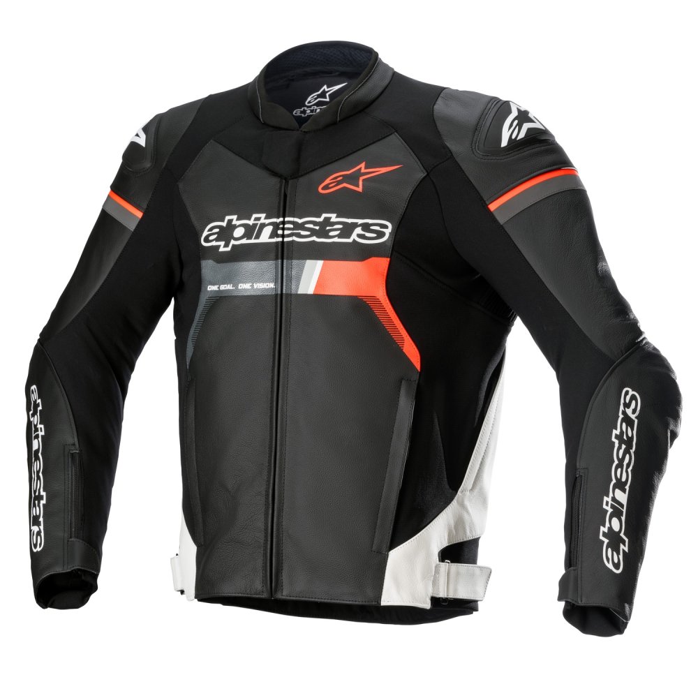 bunda GP FORCE, ALPINESTARS (černá/bílá/červená fluo) 2025