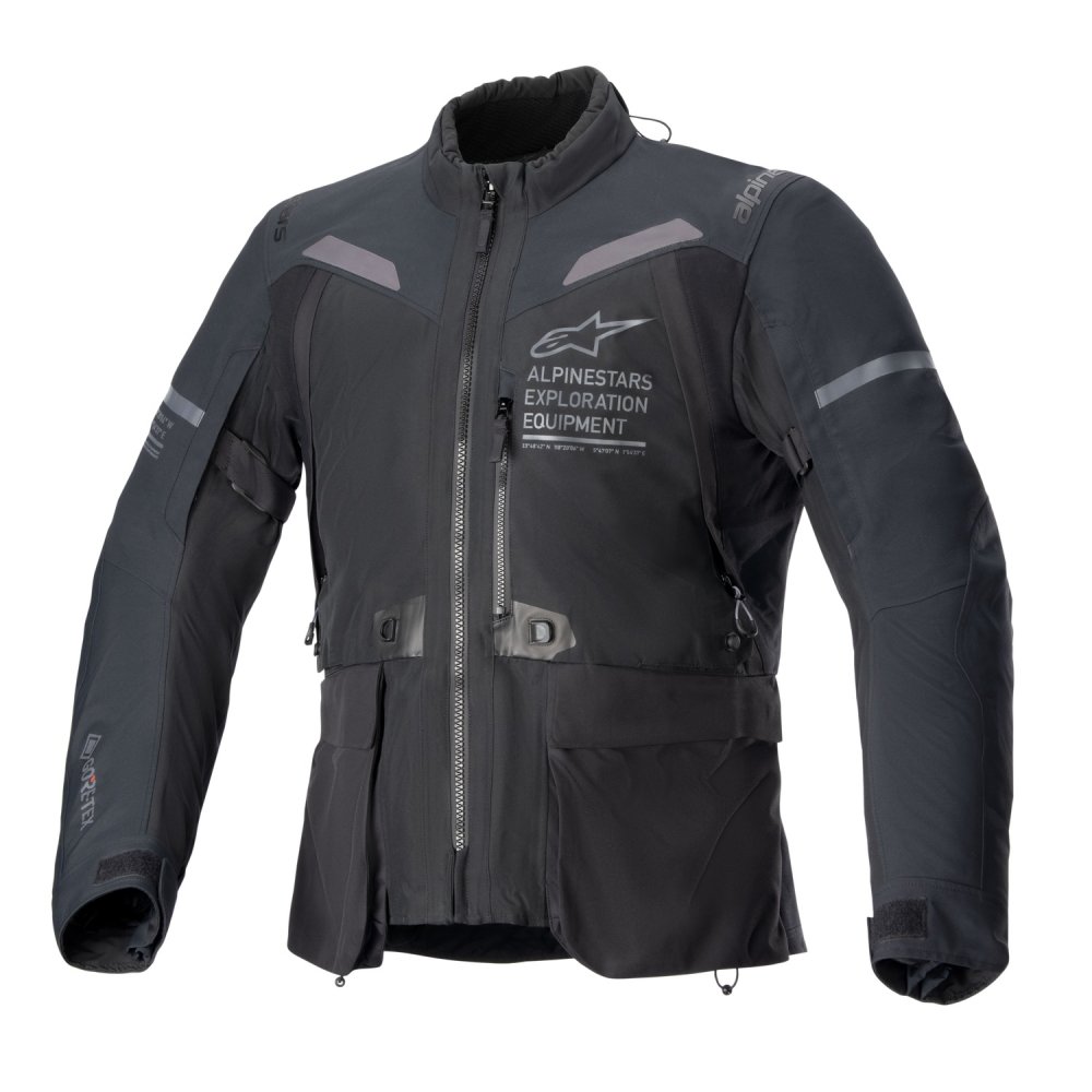 bunda ST-7 GORE-TEX, ALPINESTARS (černá/tmavě šedá) 2025