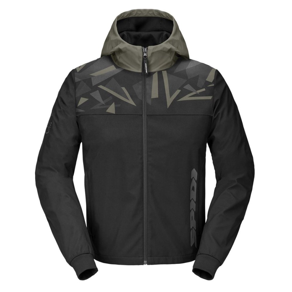 bunda HOODIE EVO SPORT 2024, SPIDI (černá/military green)