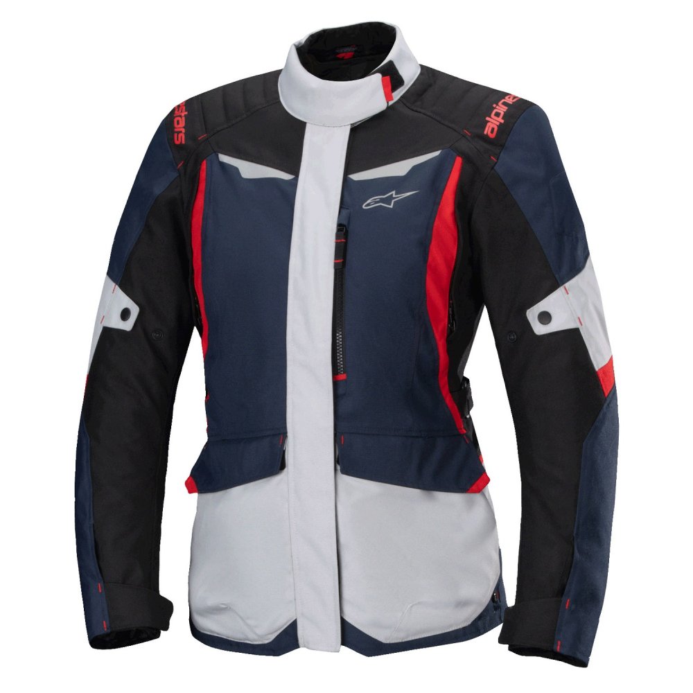 bunda STELLA ST-1 WATERPROOF, ALPINESTARS (tmavě modrá/černá/červená) 2025