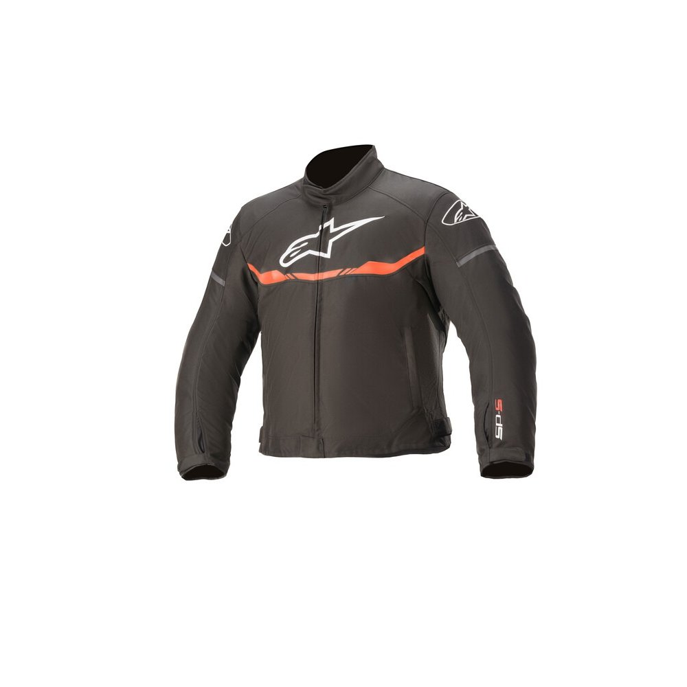 bunda T-SP S WATERPROOF, ALPINESTARS, dětská (černá/červená fluo) 2025