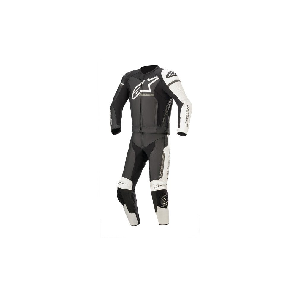 dvoudílná kombinéza GP FORCE PHANTOM, TECH-AIR 5 kompatibilní, ALPINESTARS (černá/bílá/šedá)