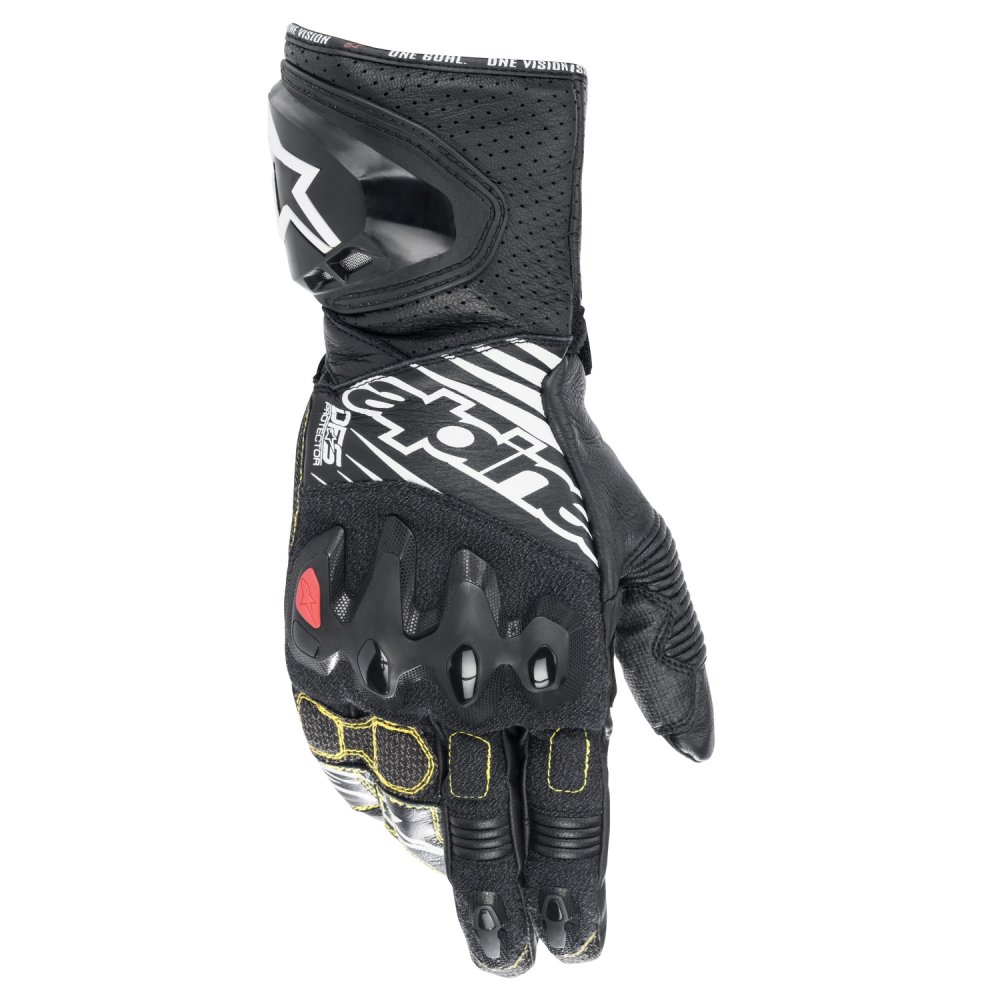 rukavice GP TECH 2, ALPINESTARS (černá/bílá) 2025