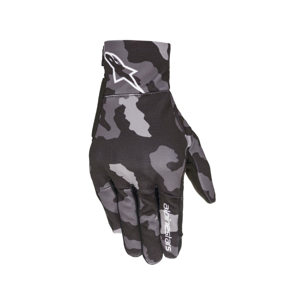 rukavice REEF, ALPINESTARS, dětské (černá/šedá camo) 2024