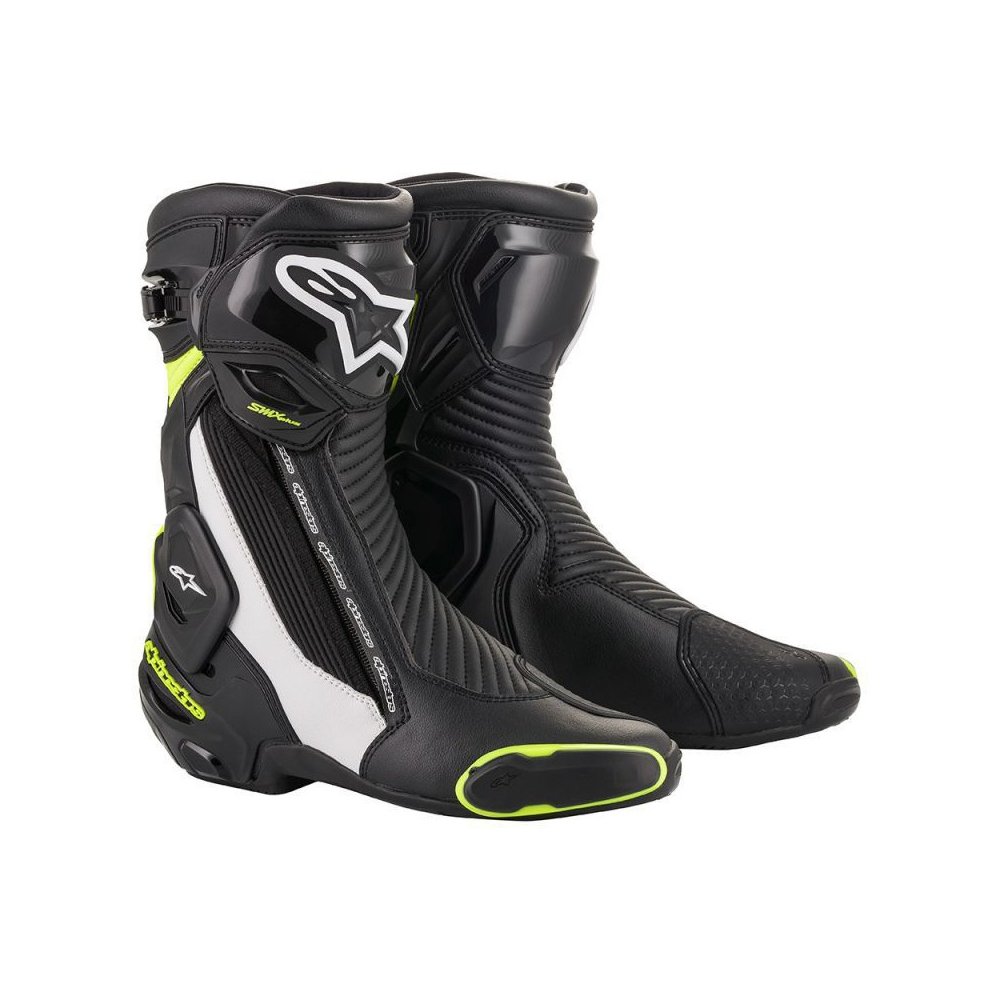 boty SMX PLUS 2, ALPINESTARS (černá/bílá/ žlutá fluo) 2025