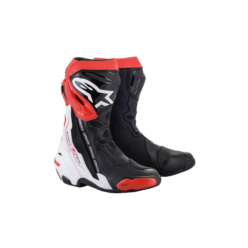 boty SUPERTECH R, ALPINESTARS (černá/bílá/červená)