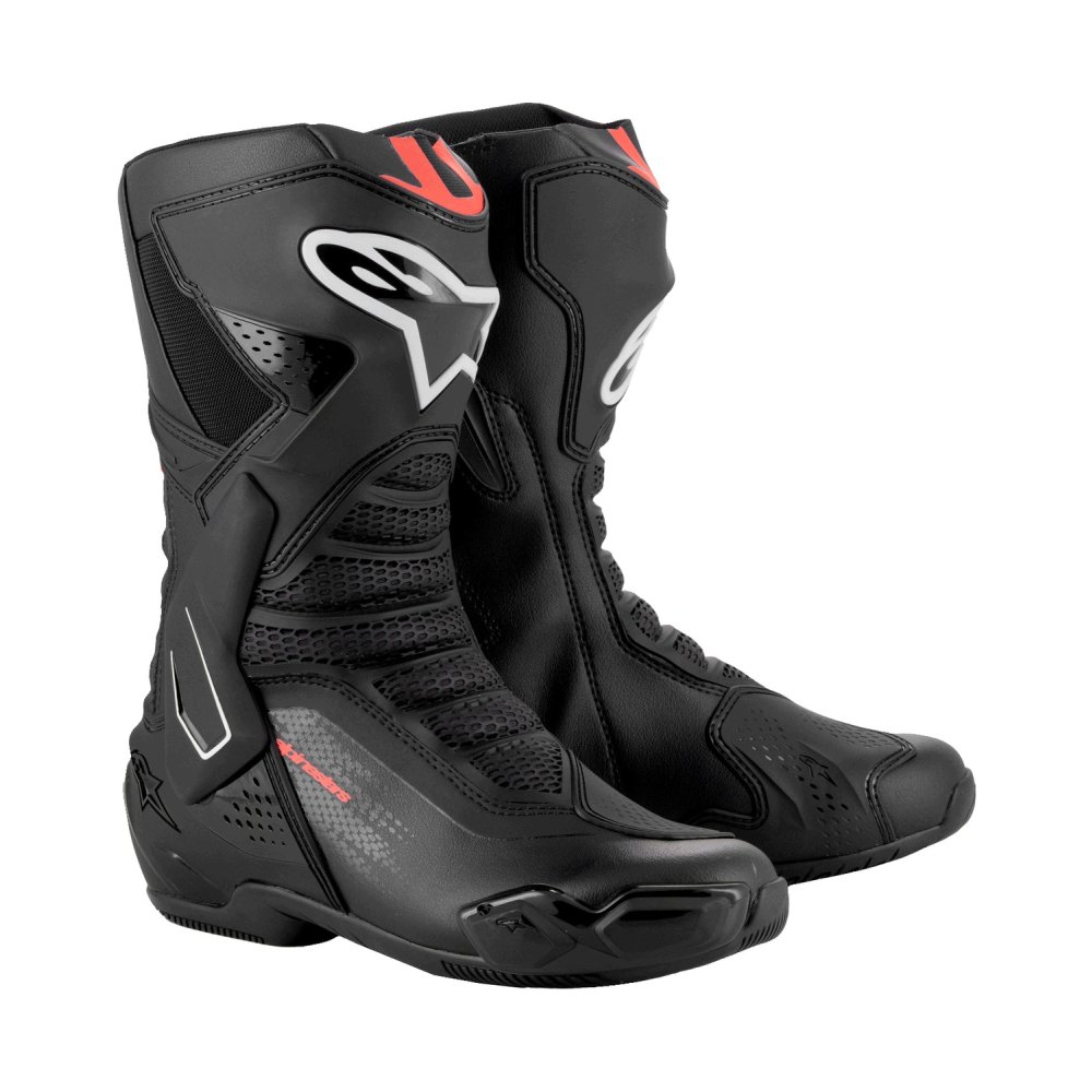 boty SMX-6 3, ALPINESTARS (černá/červená fluo) 2025