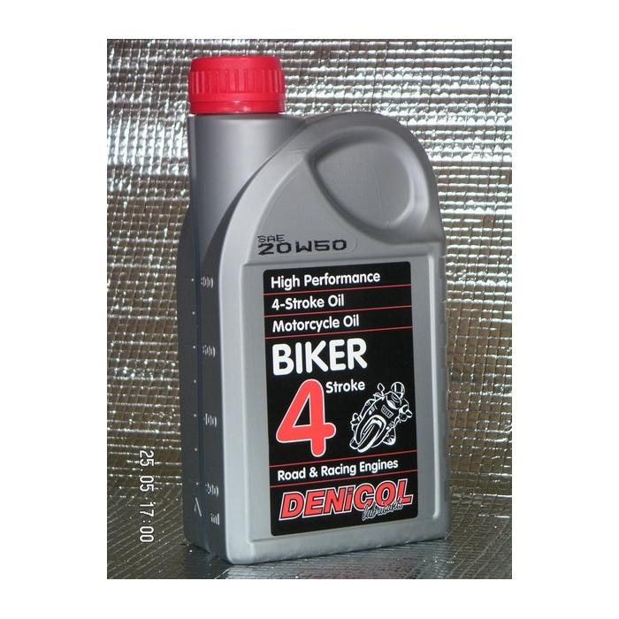 motorový olej Denicol BIKER 4T 20W50 - 1l