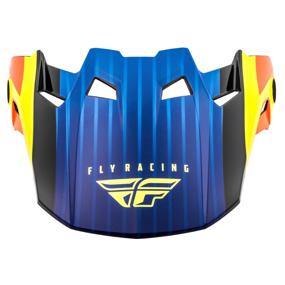 kšilt FORMULA CARBON PRIME (hi-vis, modrá, červená)