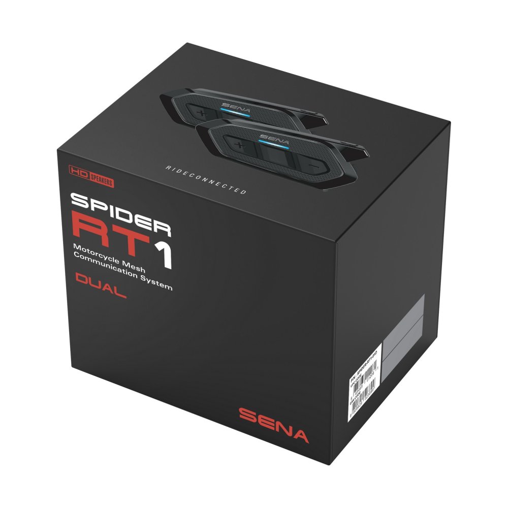 Mesh handsfree headset Spider RT1 (dosah 2 km), SENA (sada 2 jednotek)