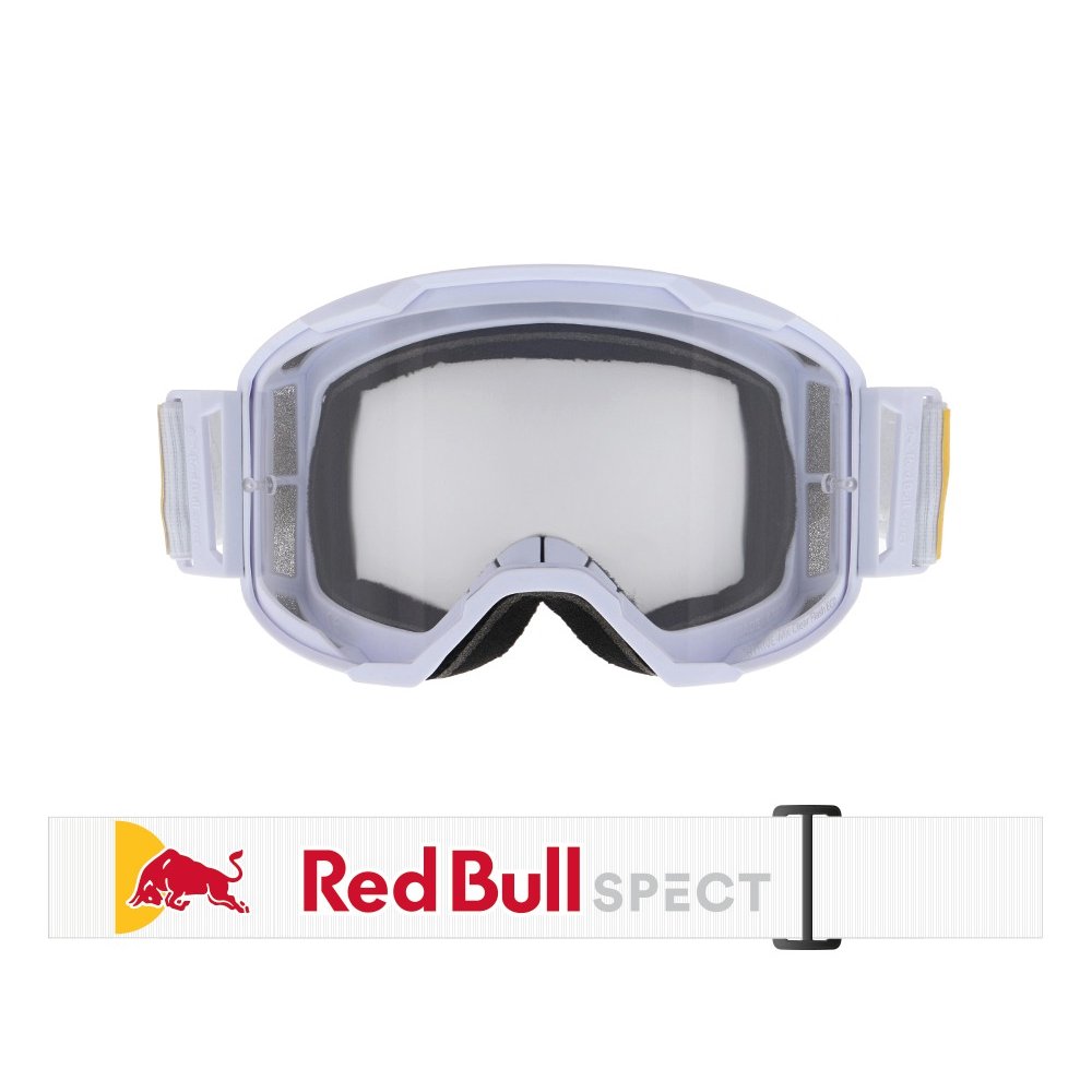 brýle STRIVE, RedBull Spect (bílé mátné, plexi čiré)