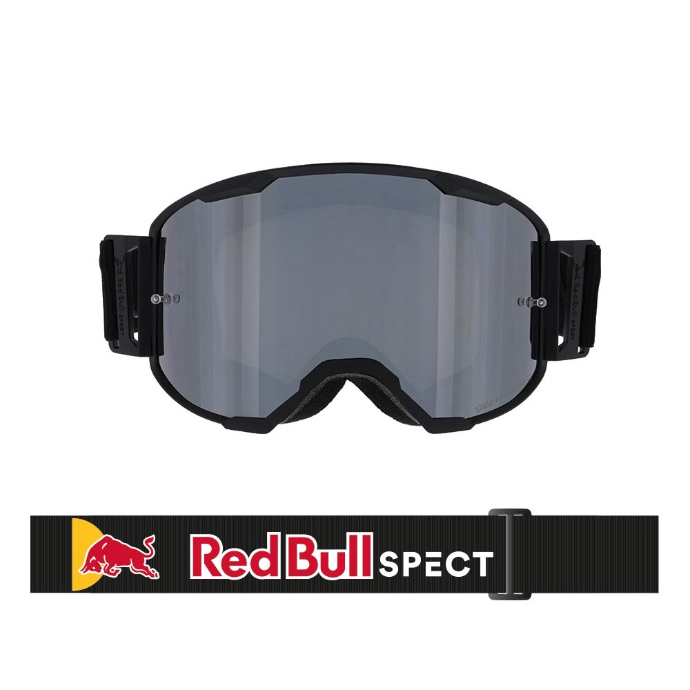 brýle STRIVE, RedBull Spect (černé mátné, plexi stříbrné zrcadlové)