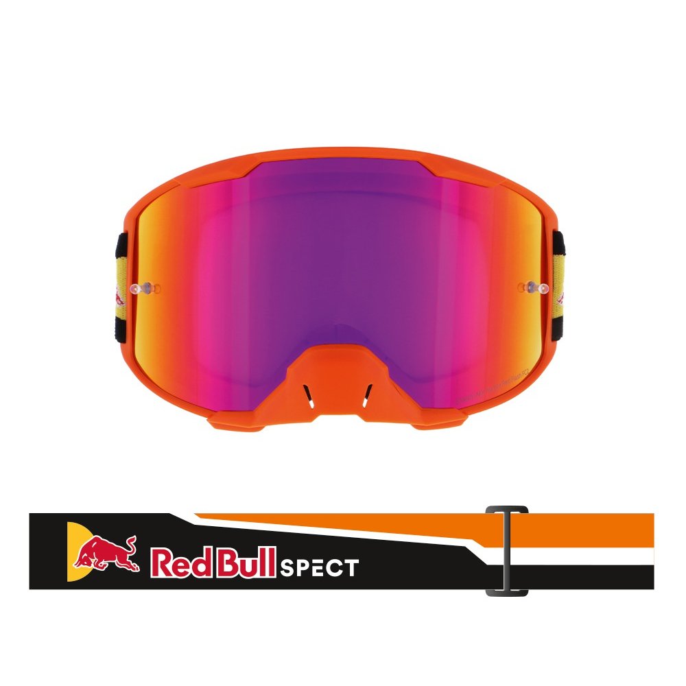 brýle STRIVE, RedBull Spect (oranžové mátné, plexi fialové zrcadlové)