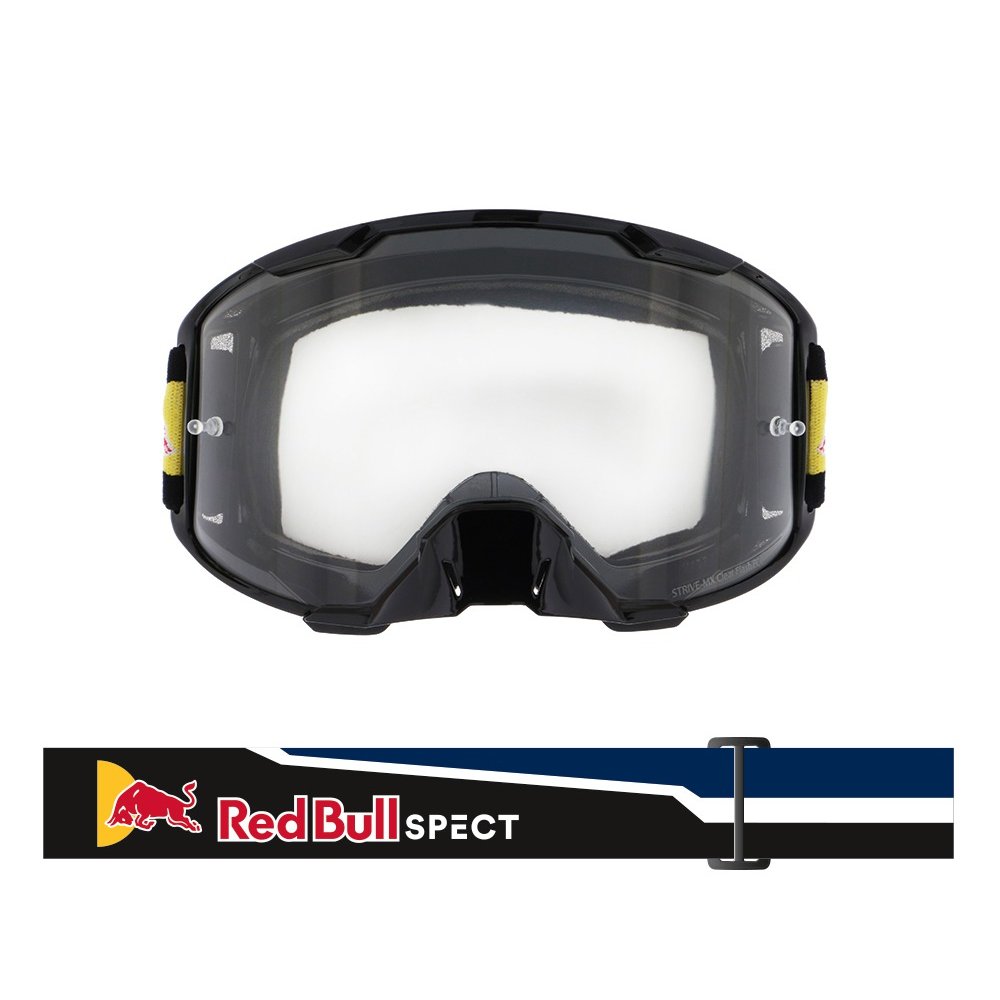 brýle STRIVE, RedBull Spect (černé mátné, plexi čiré)