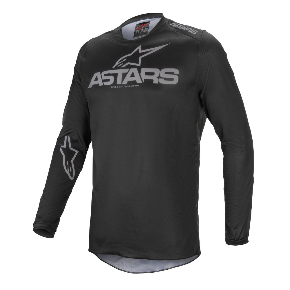 dres FLUID GRAPHITE, ALPINESTARS (černá/šedá)