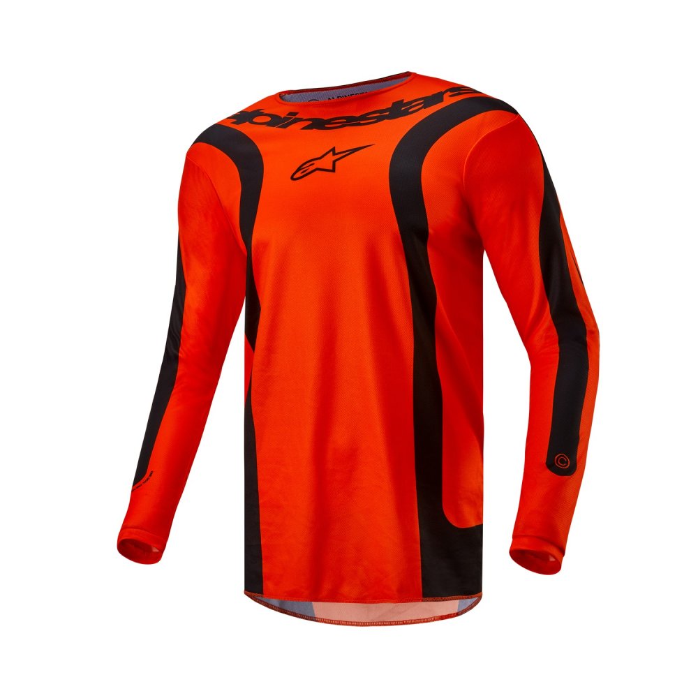 dres FLUID LURV, ALPINESTARS (oranžová/černá) 2024