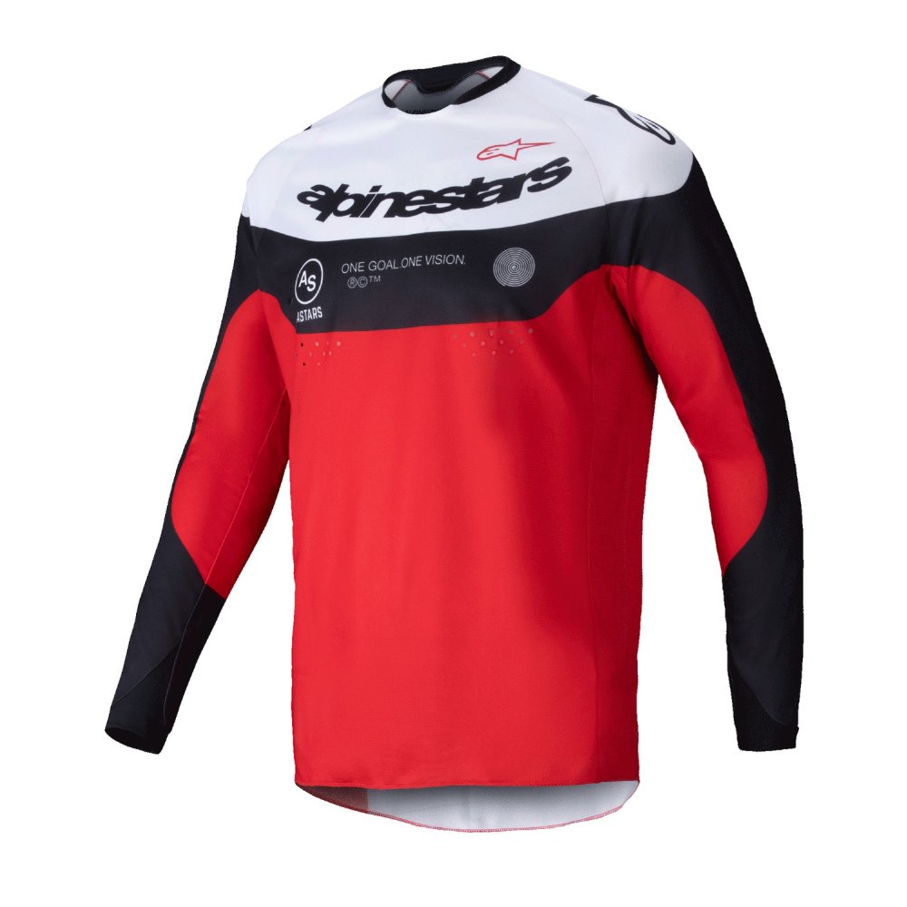 dres PRO-DURA, ALPINESTARS (černá/červená/bílá) 2025