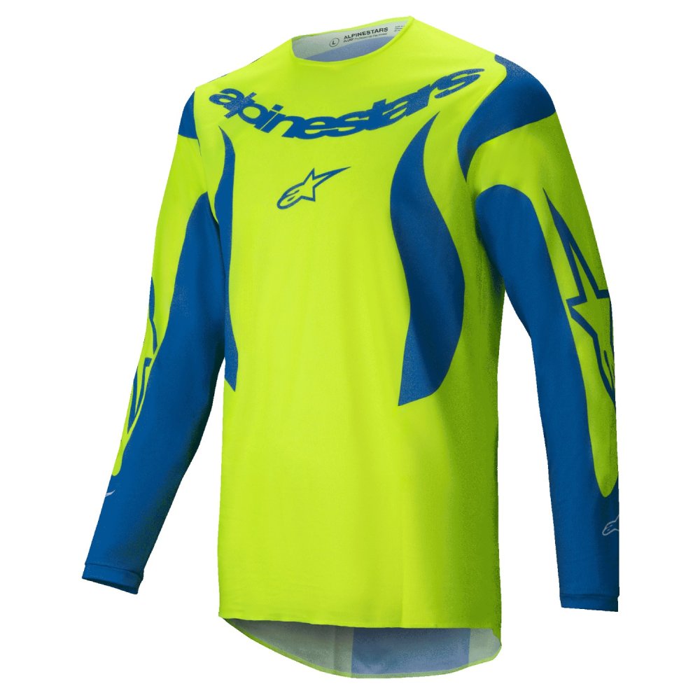 dres FLUID HAUL, ALPINESTARS (žlutá fluo/modrá) 2025