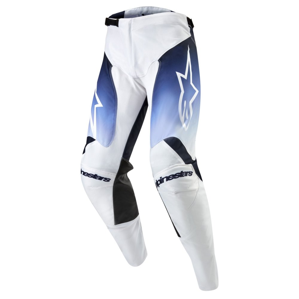 kalhoty RACER HOEN, ALPINESTARS (bílá/modrá) 2024