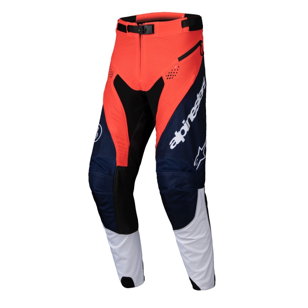 kalhoty PRO-DURA, ALPINESTARS (modrá/oranžová/bílá) 2025