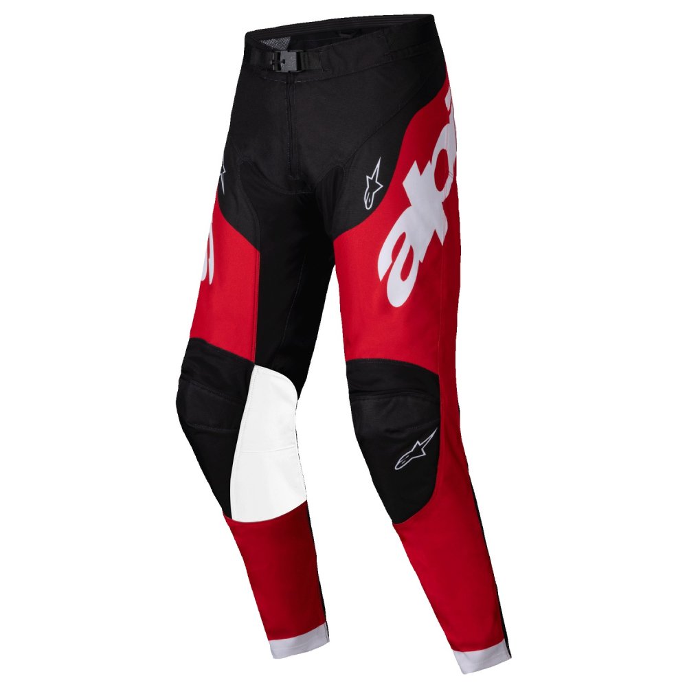 kalhoty RACER VEIL, ALPINESTARS (černá/červená) 2025