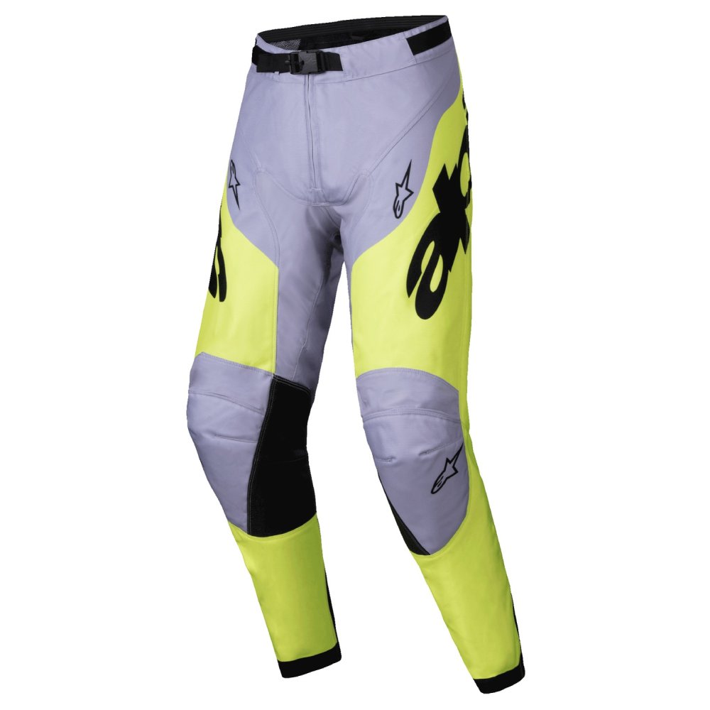 kalhoty RACER VEIL, ALPINESTARS (šedá/žlutá fluo) 2025