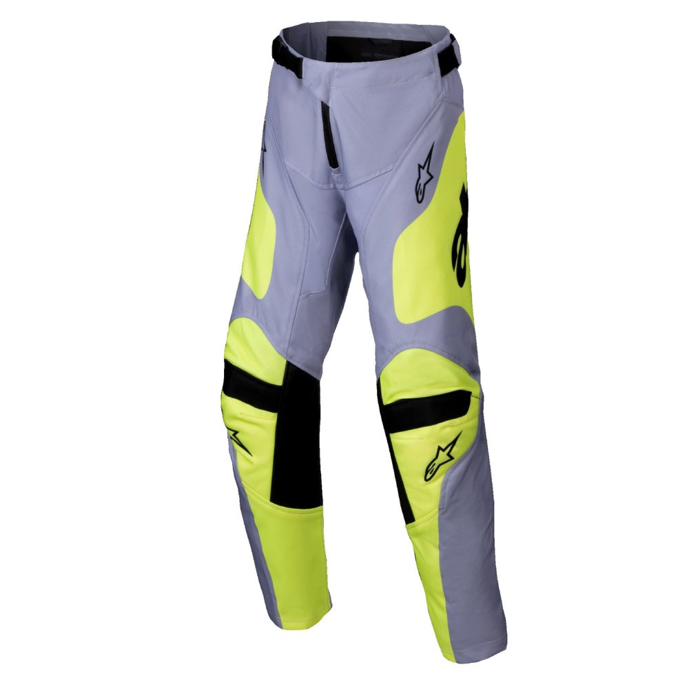 kalhoty RACER VEIL, ALPINESTARS, dětské (šedá/žlutá fluo) 2025