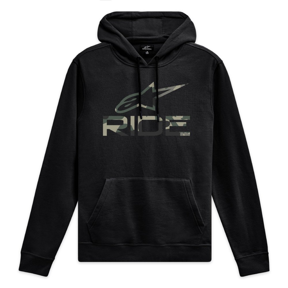 mikina RIDE CAMO HOODIE 4, ALPINESTARS (černá)