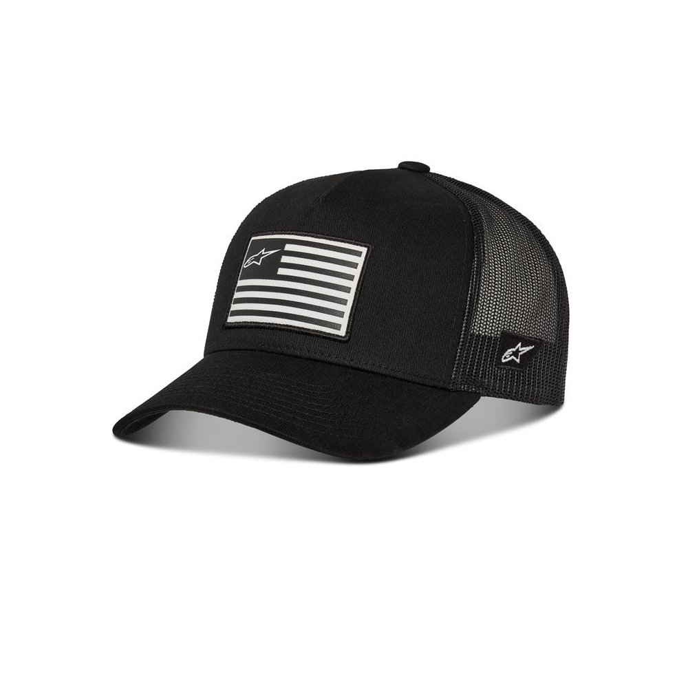 kšiltovka FLAG SNAP HAT, ALPINESTARS (černá)