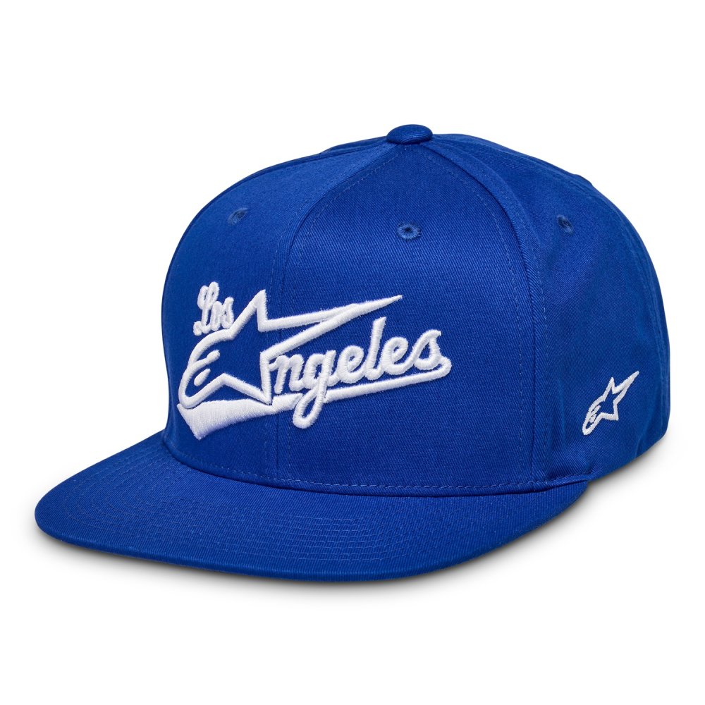 kšiltovka LOS ANGELES HAT, ALPINESTARS (modrá/bílá)