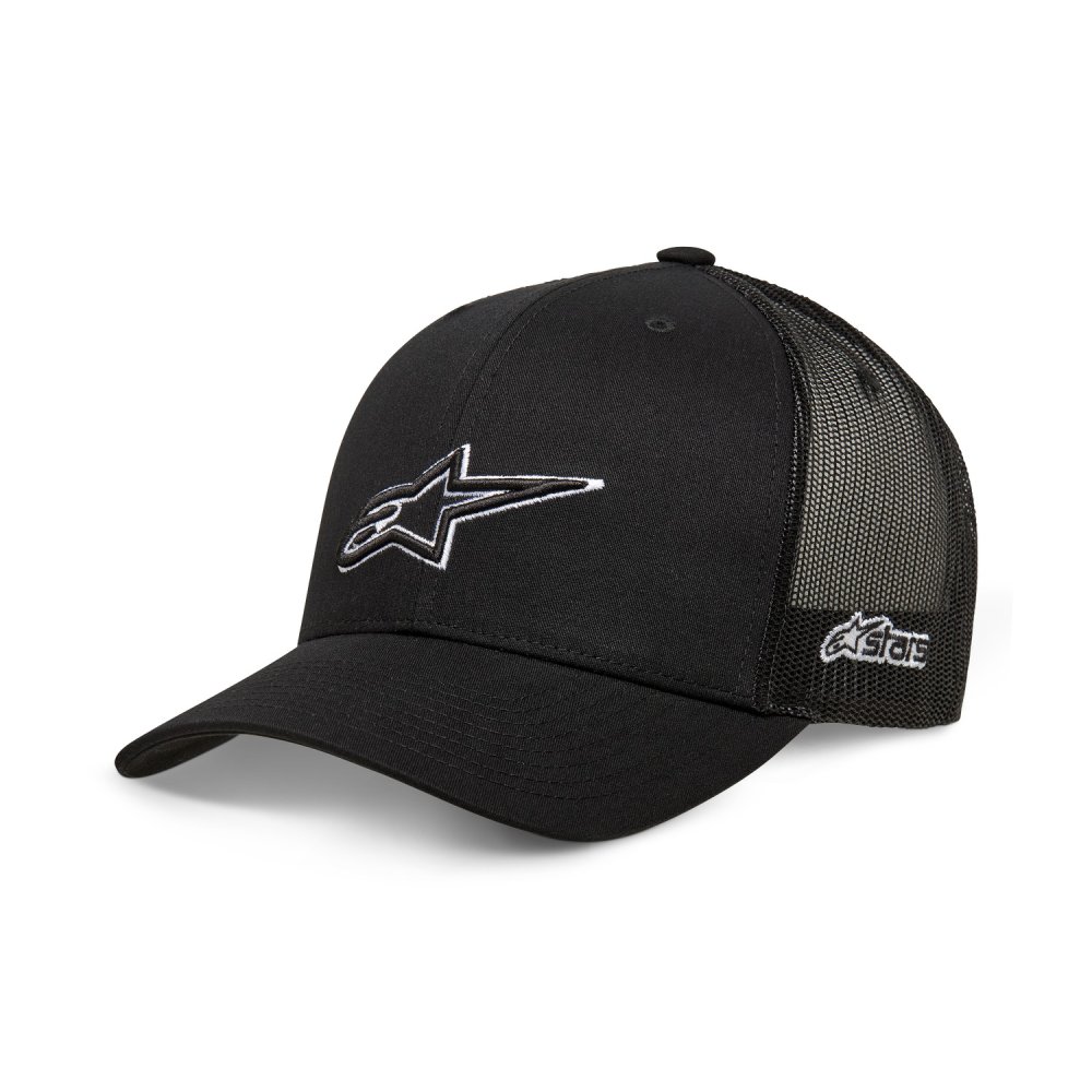 kšiltovka AGELESS OUTLINE TRUCKER, ALPINESTARS (černá/černá)