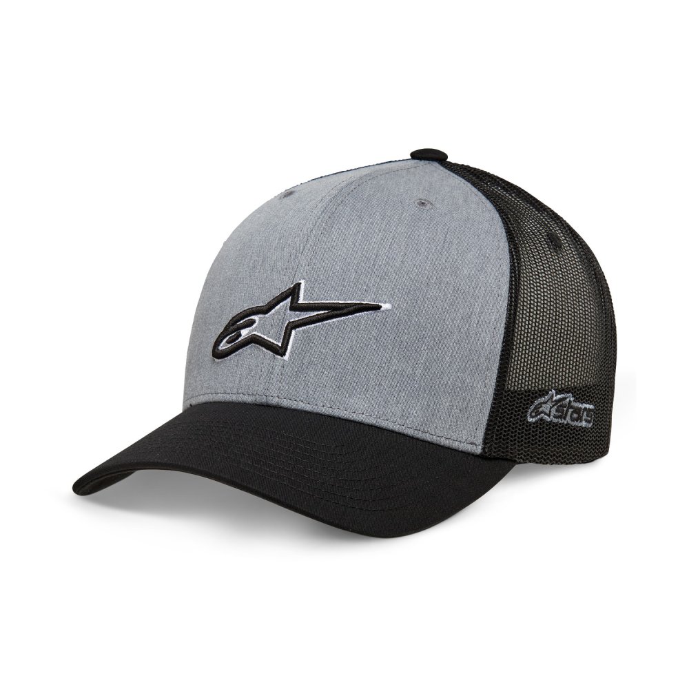 kšiltovka AGELESS OUTLINE TRUCKER, ALPINESTARS (šedá/černá)