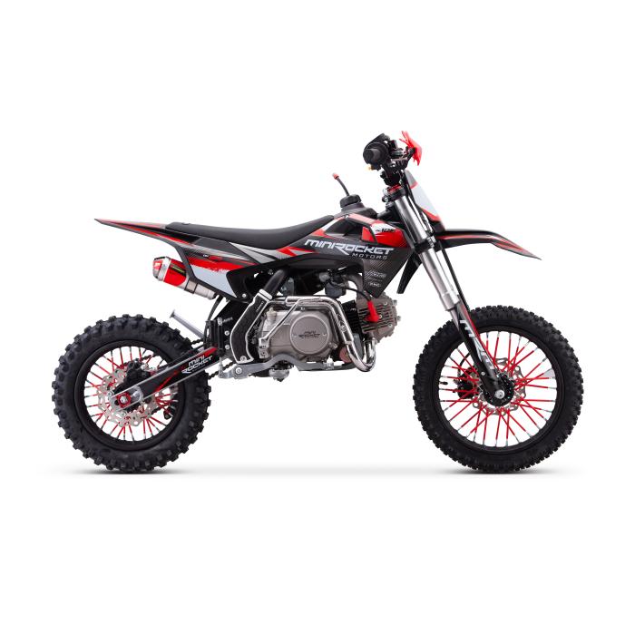 pitbike Mini Rocket DK 125ccm Poloautomat + startér, Barva modrá