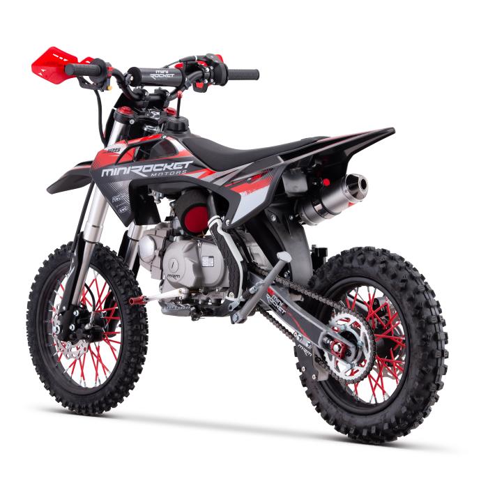 pitbike Mini Rocket DK 125ccm Poloautomat + startér, Barva modrá