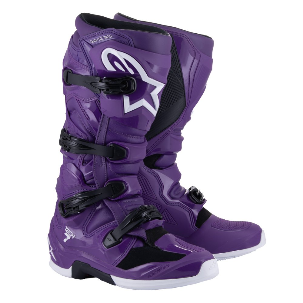 boty TECH 7, ALPINESTARS (fialová) 2025