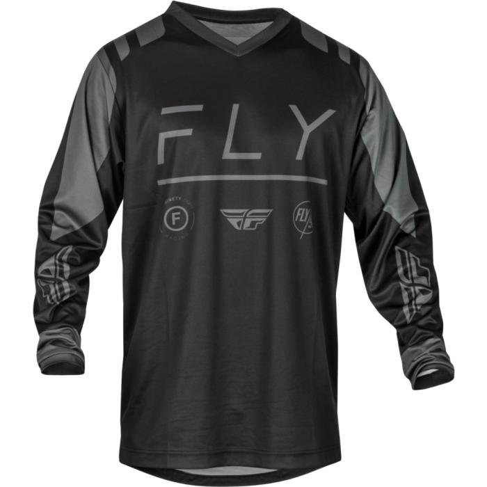 dres F-16, FLY RACING - USA 2024 (černá/šedá, vel. XXL)