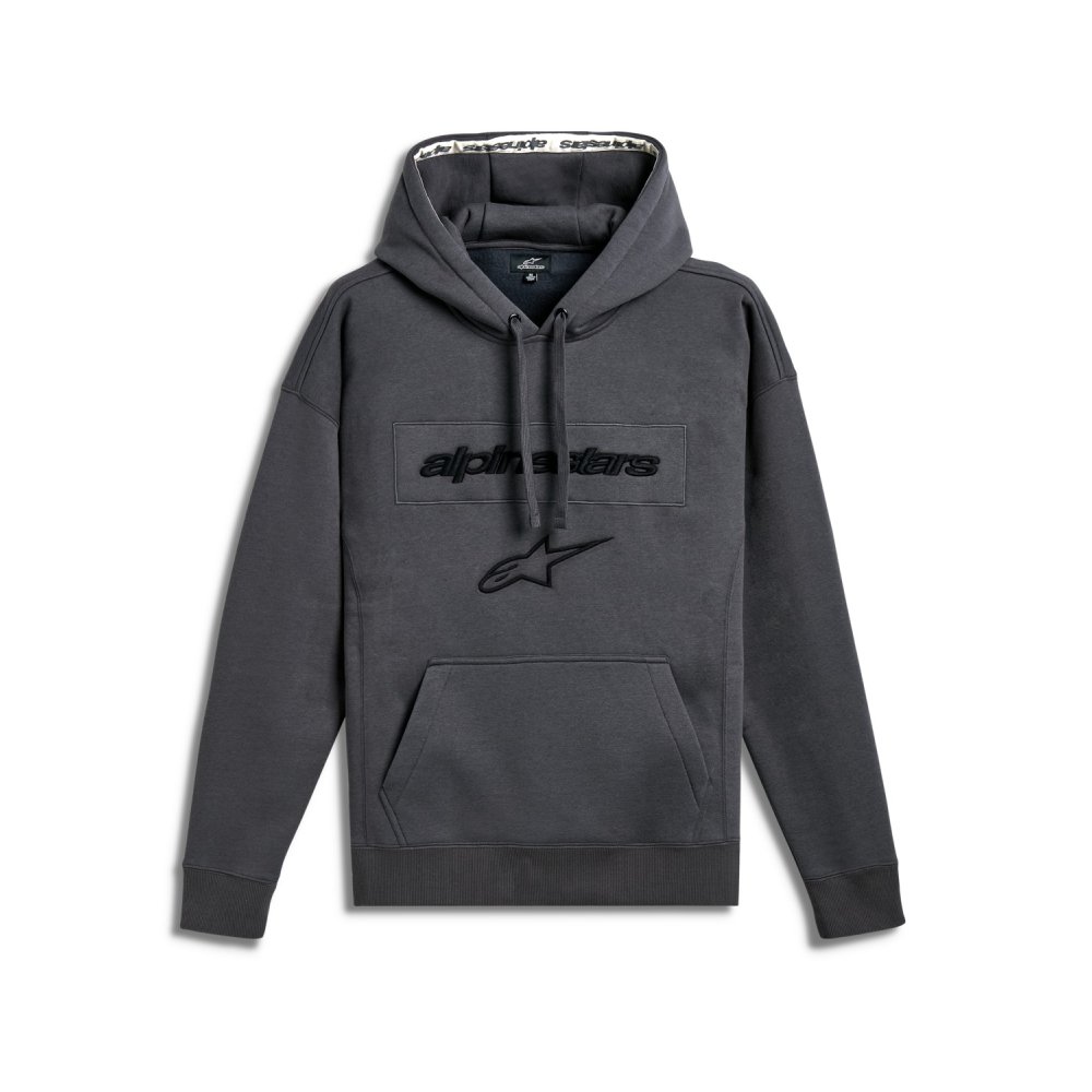 mikina EXORDIUM HOODIE, ALPINESTARS (tmavě šedá)