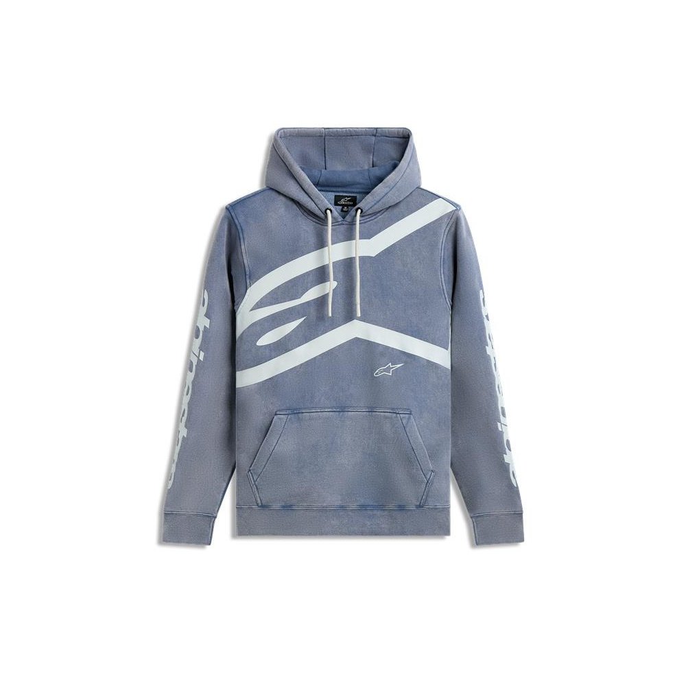 mikina UNBOUND HOODIE, ALPINESTARS (břidlicová modrá)