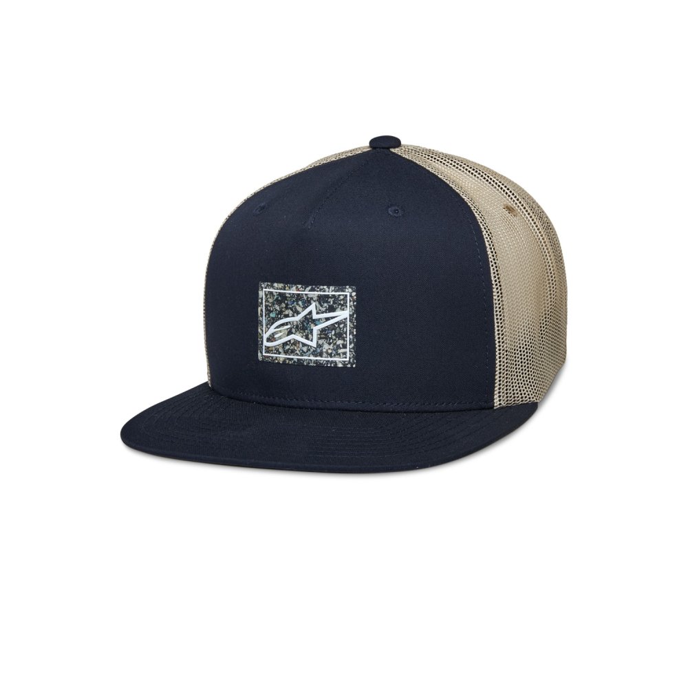 kšiltovka MACKINIC TRUCKER, ALPINESTARS (modrá/khaki)