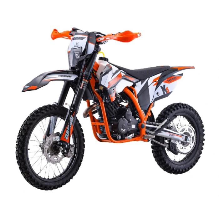 pitbike Zuumav K5 250 kola 21/18 oranžový