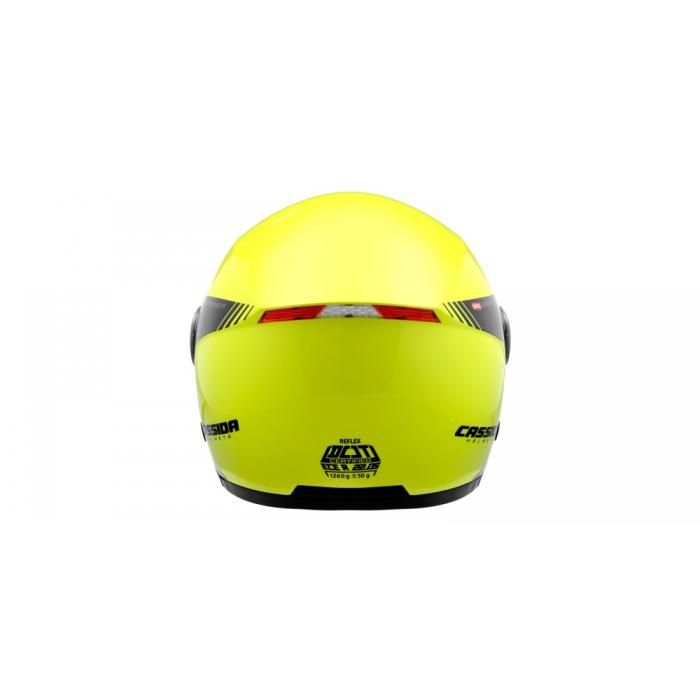 otevřená helma Cassida Reflex Safety žlutá fluo/černá, Velikost M