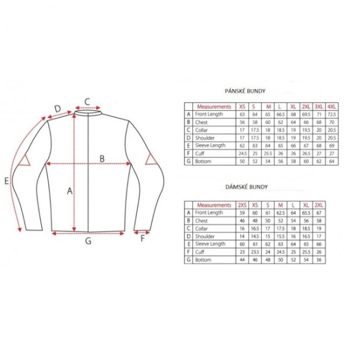 textilní moto bunda Maxx NF2201, Velikost 4XL