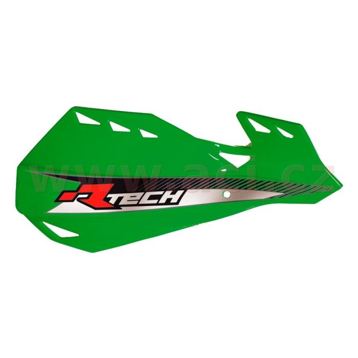 kryty rukou - páček Rtech Dual Evo zelené - odstín Kawasaki KXF