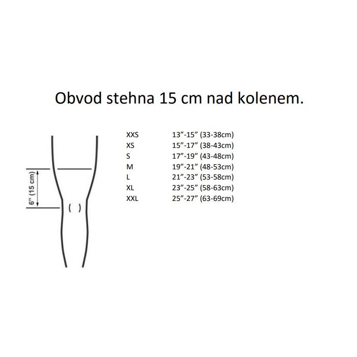 kolenní ortézy Mobius X8 bílá/žlutá, Velikost L