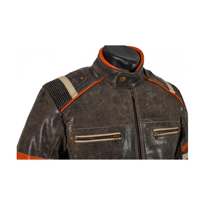 kožená moto bunda Ultimate Vintage, Velikost 4XL