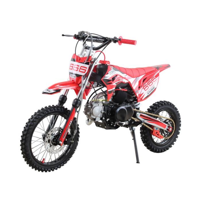 pitbike Mini Rocket Storm 125ccm červený